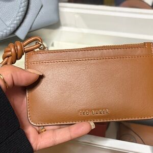 Ted Baker Brown Leather Card Wallet